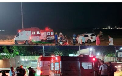 Acidente entre duas motos deixa um ferido em estado grave em Lagarto