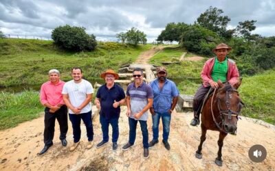 Construindo caminhos para o desenvolvimento, prefeito Galego dá início a projeto de reconstrução de ponte que liga Riachão do Dantas e Lagarto