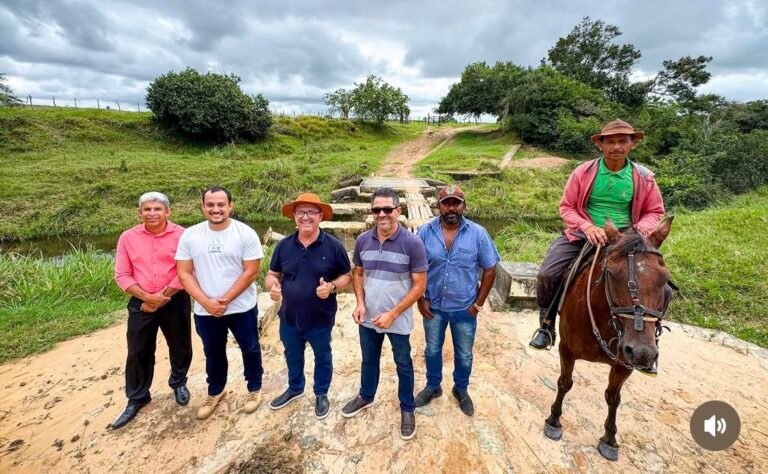 Construindo caminhos para o desenvolvimento, prefeito Galego dá início a projeto de reconstrução de ponte que liga Riachão do Dantas e Lagarto