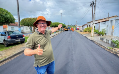 Uma das maiores obras de pavimentação asfáltica da história de Riachão do Dantas avança e transforma a mobilidade urbana